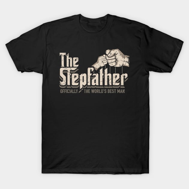 Funny Stepdad Gifts Stepfather Officially World's Best T-Shirt by Olegpavlovmmo